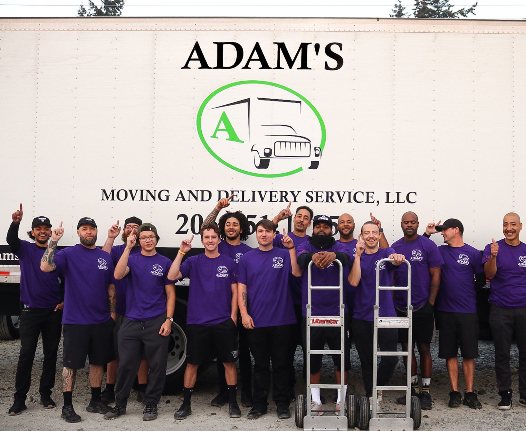 Adams Moving Service, a local moving company